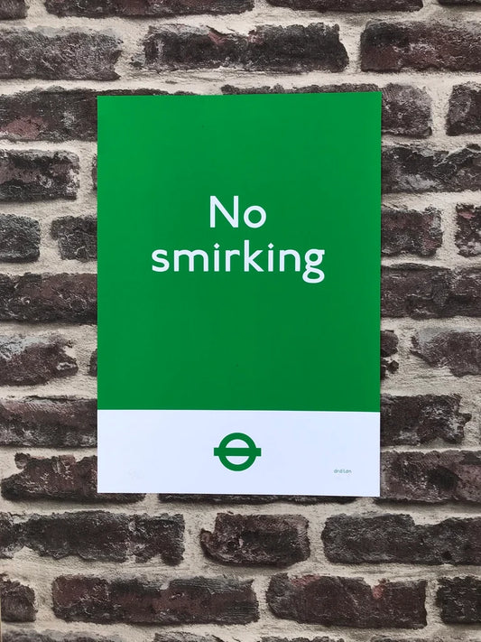 NO SMIRKING DISTRICT LINE