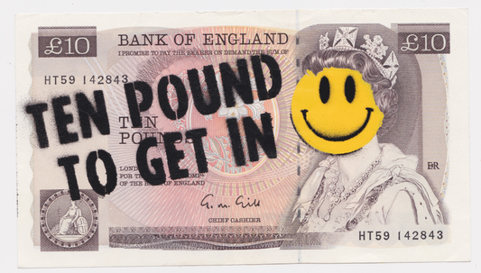 TEN POUND TO GET IN FAKE MONEY VERSION