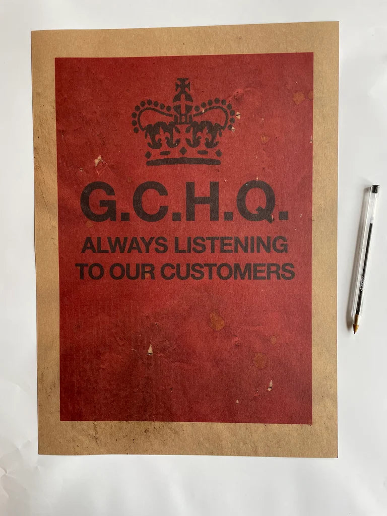 GCHQ ALWAYS LISTENING TO OUR CUSTOMERS