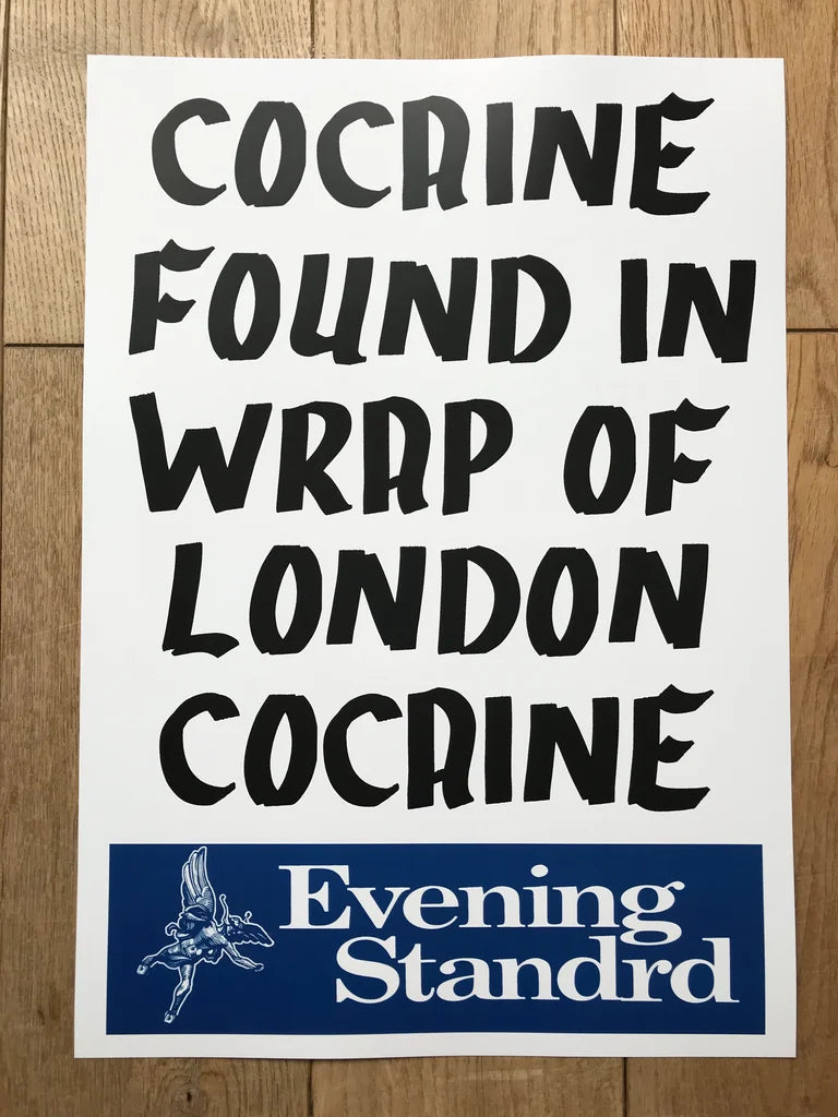 EVENING STANDARD COCAINE FOUND IN WRAP OF LONDON COCAINE