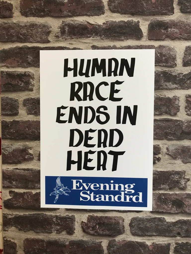 EVENING STANDARD HUMAN RACE ENDS IN DEAD HEAT
