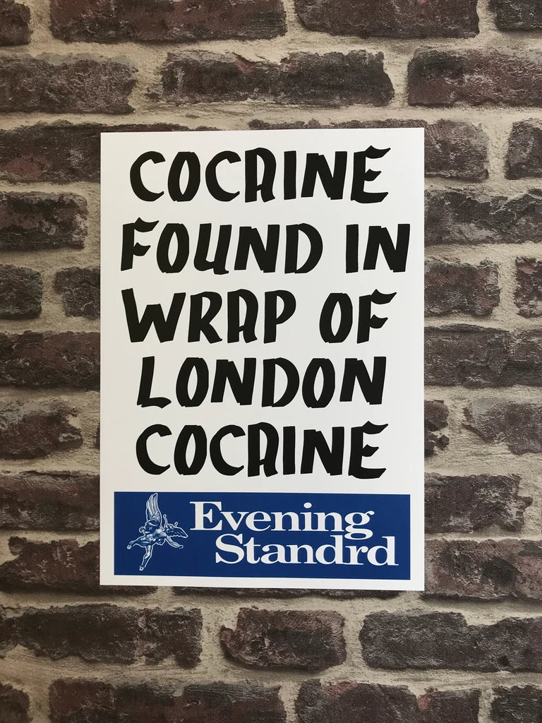 EVENING STANDARD COCAINE FOUND IN WRAP OF LONDON COCAINE
