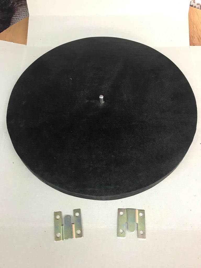 WOODEN TURNTABLE STYLE WALL MOUNT FOR VINYL