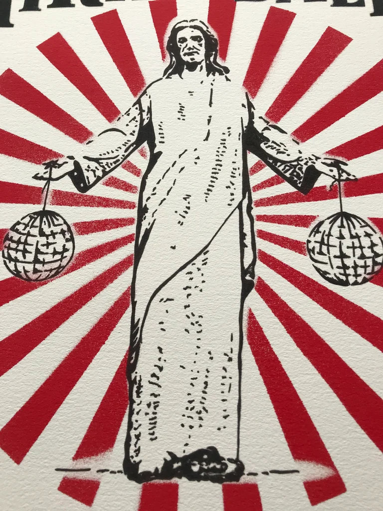 JESUS I BELIEVE IN MIRROR BALLS A2 VERSION