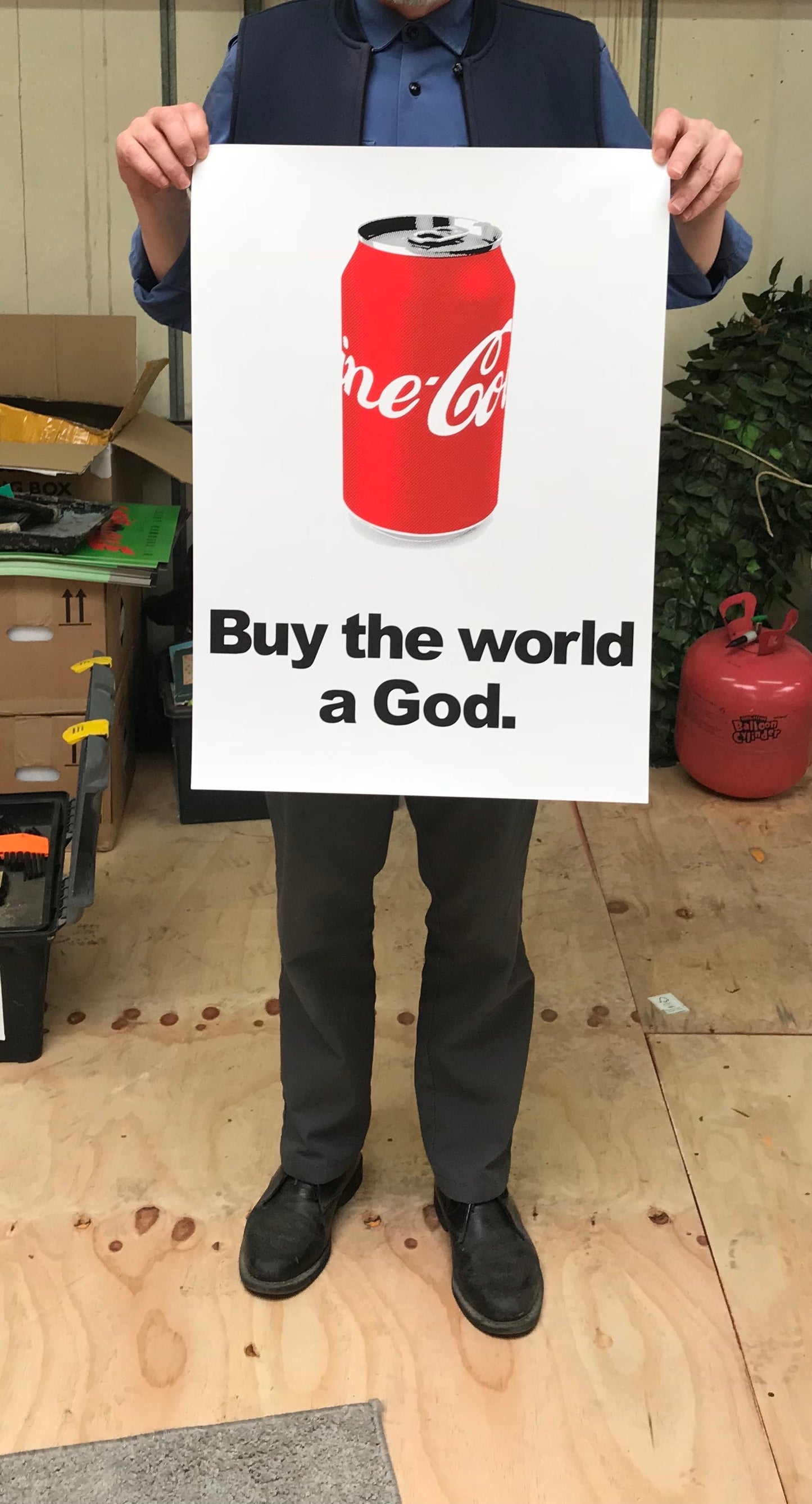 BUY THE WORLD A GOD - COCAINE COLA CAN
