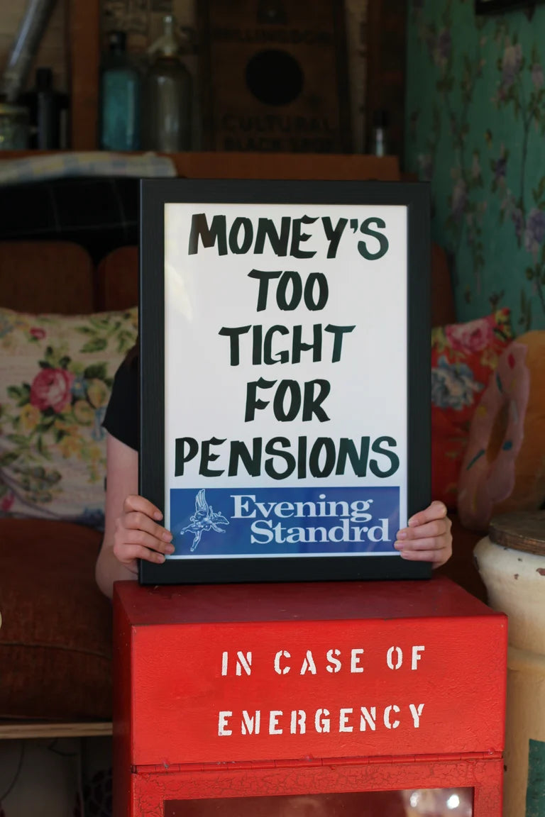 EVENING STANDARD MONEYS TOO TIGHT FOR PENSIONS