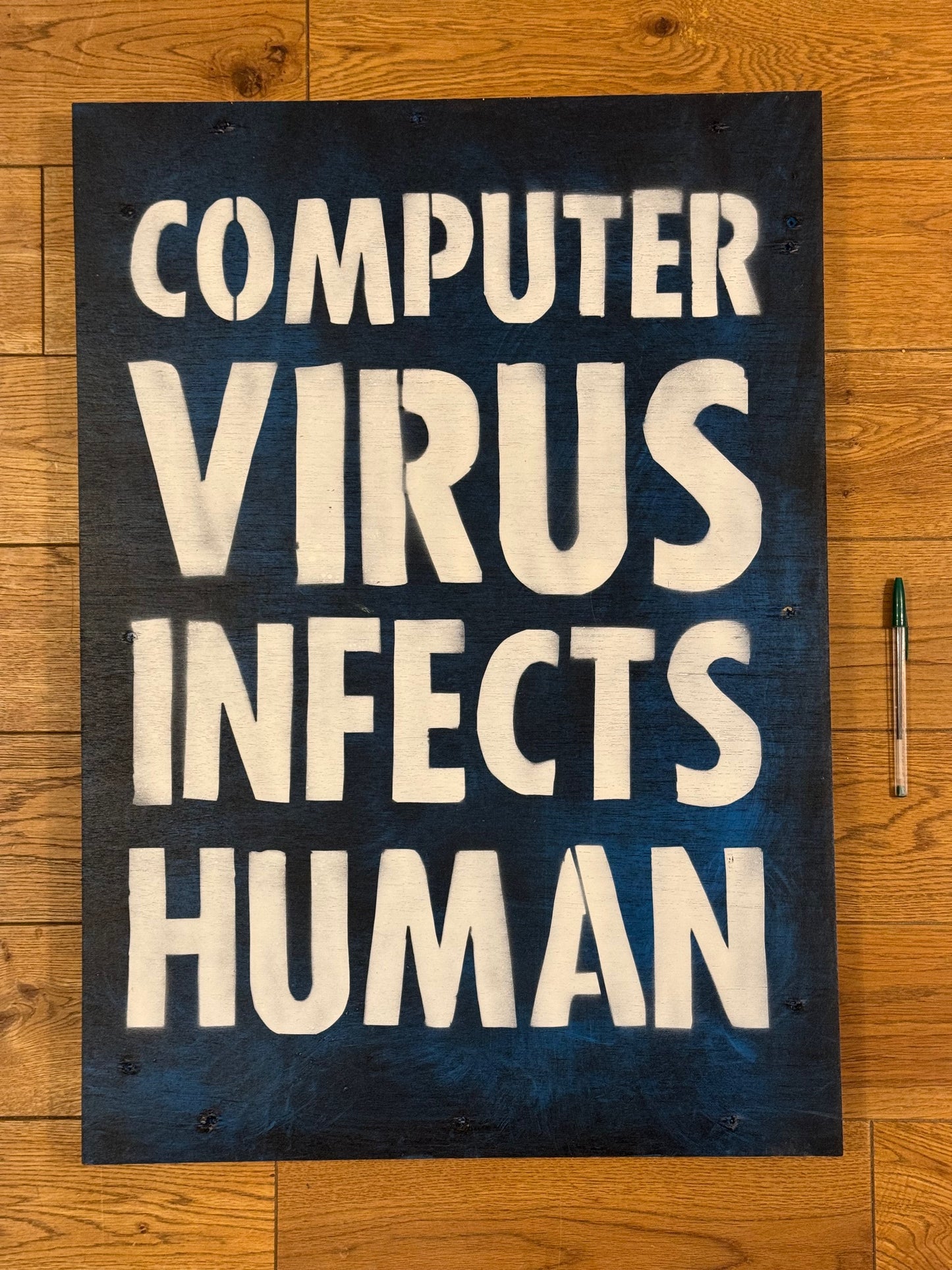 COMPUTER VIRUS INFECTS HUMAN