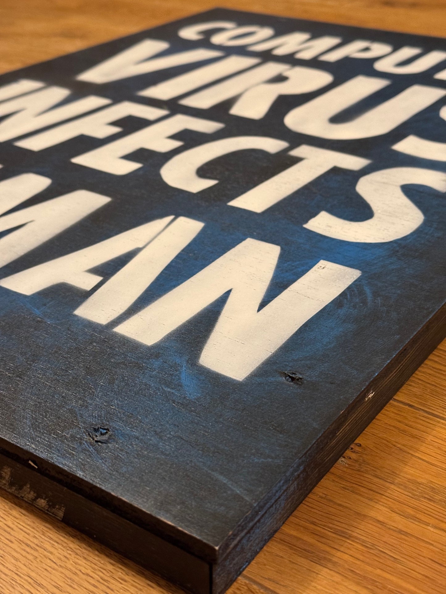 COMPUTER VIRUS INFECTS HUMAN