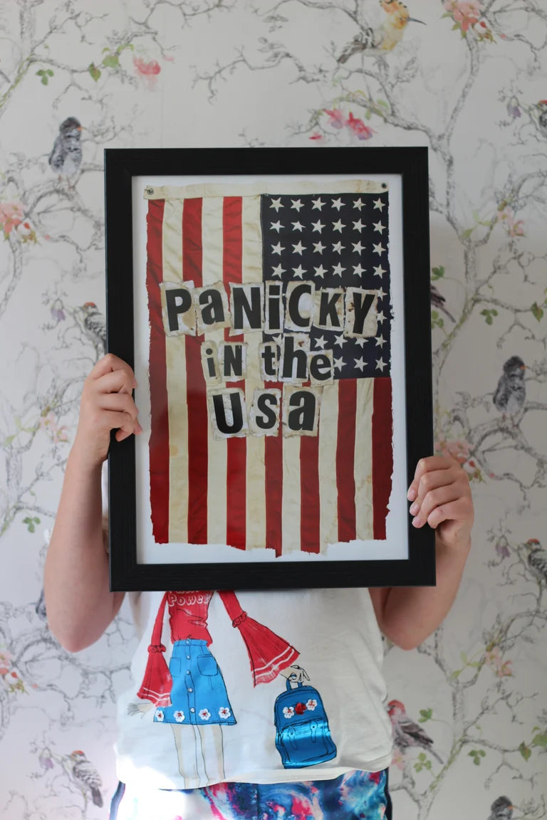 PANICKY IN THE USA STARS AND STRIPES