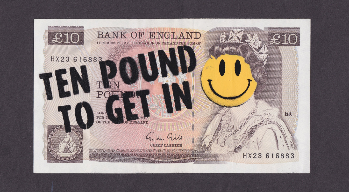 TEN POUND TO GET IN FAKE MONEY VERSION