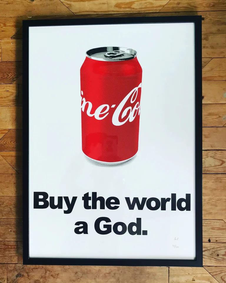 BUY THE WORLD A GOD - COCAINE COLA CAN