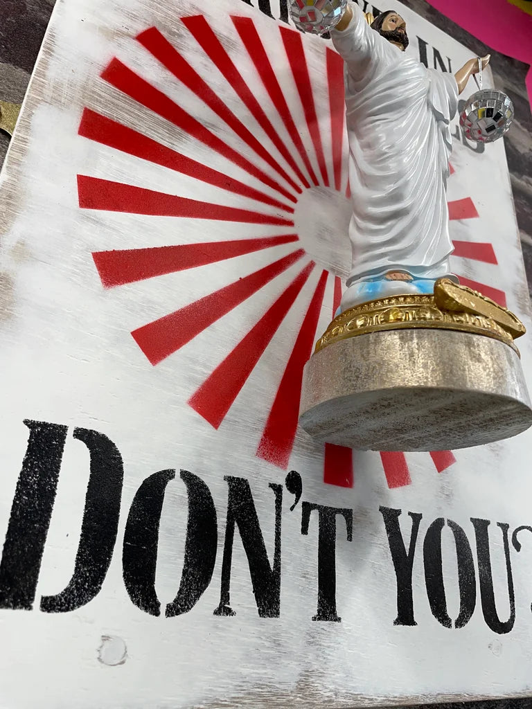 JESUS I BELIEVE IN MIRROR BALLS 3D