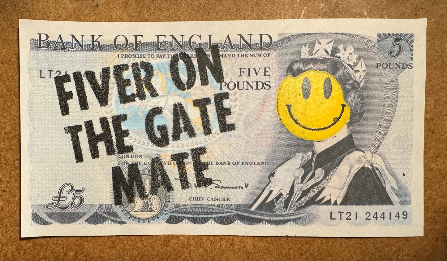 FIVER ON THE GATE MATE REPLICA FAKE MONEY VERSION