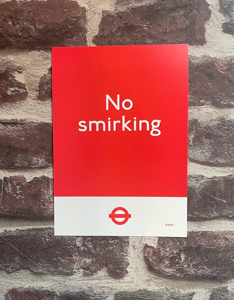 NO EYE CONTACT & NO SMIRKING PACK OF 20 X A5