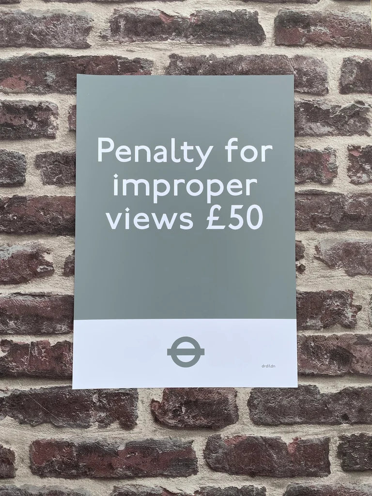 PENALTY FOR IMPROPER VIEWS JUBILEE LINE