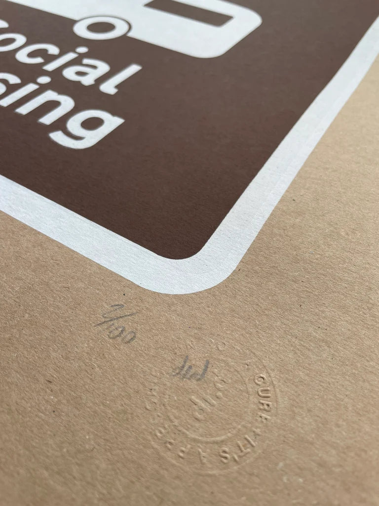 SOCIAL HOUSING SCREEN PRINT