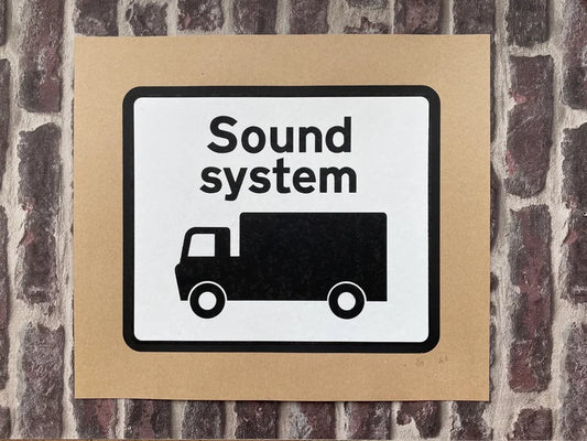SOUND SYSTEM SCREEN PRINT