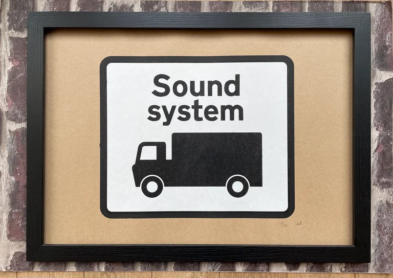 SOUND SYSTEM SCREEN PRINT